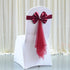 Ywmsfl 6pieces Chair Sashes for Weddings Stretch Band Spandex Bows for Elegant Decors Event Accent Chair