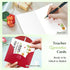 8x5.5, FaCraft Teacher Appreciation Cards - Thank You Cards for Teacher with Envelopes, Large Thank You for Helping Me