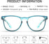 TOREGE Clear Safety Glasses for Men & Women, Anti-Fog Eye Protection Goggles, Z87 Light Blue