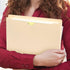 Smead File Jacket, Straight-Cut Tab, 1" Expansion, Letter Size, Manila, 50 per Box