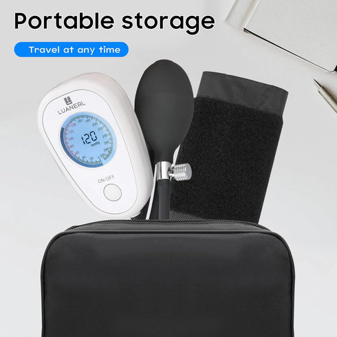 luanerl 8-17 Inches (20-42cm) Professional Aneroid Digital Display Manual Blood Pressure Cuff Size Precise