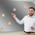 Ireer Magnetic Board Steel Magnet Bulletin Boards for Walls, Pre Drilled with Screws and Dry Wet Erase Feature