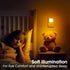 0.3W 2 Pack Amber Night Lights Plug into Wall, Nightlights With Light Sensor Dusk to Dawn, Square Plug in Night Light