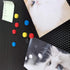 JILoffice 24 x 18 Inch Magnetic Bulletin Board, Great Wall Mounting Board with 40 Magnets for Photos & Messages