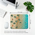 knseva Sea Turtles on The Beach Painting Mouse Pad, Starfish Shell Blue Ocean Art Mat for Desk