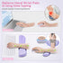Gimars Upgrade Gel Memory Foam Set, Keyboard Wrist Rest Pad and Mouse Cushion Support for Office, Purple