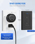 100ft (1 2 H05RC1206 Black Remote Control Outlet Plug, WILAWELS Wireless Light Switch, On Off Remote Switch Outlet