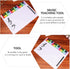 Beavorty 1Pcs Dry Erase Music Staff White Board for Musical Notes Practice, Whiteboard Supply for Students.