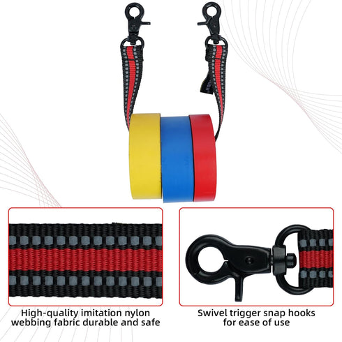 MELOTOUGH Tape Thong Electrical Tape Holder, Trigger Snap Hook for Tool Belt