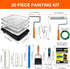 20 9-inch 6-inch, King Origin Piece Paint Roller Kit, Paint Roller Covers & Paint Brush, Paint Tray Liners
