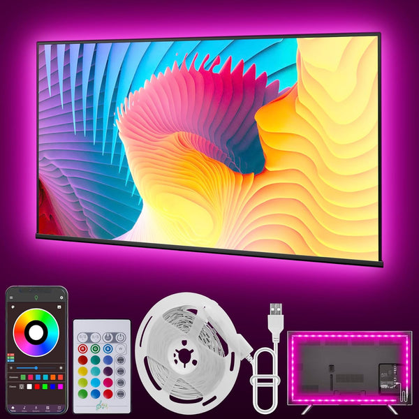 Ledagic Led Lights for TV, 20ft TV Backlight for 32-80 Inch, USB Light