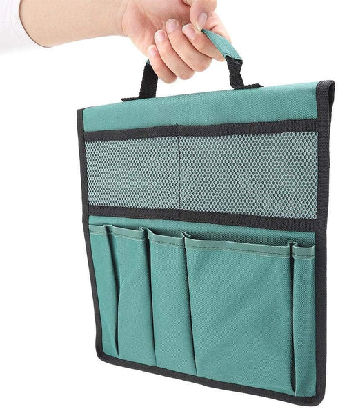 TOPINCN Garden Tool Pouch Foldable Portable Garden Kneeler Bench Kneeling Tool Bag Functional Storage Organizer