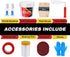 Vividye 35oz Countertop, Tub and Tile Refinishing Kit, Tub Refinishing Kit with Complete Tools and Hardener, Ceramic