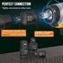 2PCS Impact Socket Adapter and Reducer Set, 1/2" to 3/8" & 3/8" to 1/2" Impact Adapter Set for Mechanic Tools