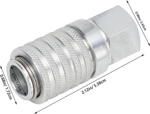 YDuupxe PD242 Compucheck Fitting Series PD Steel Test Port Connector Diagnostic Equipment Quick Connect Coupler