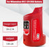Milwaukee 12V M12 Battery Power Source Adapter, Power Wheel Charger Adapter with 12V DC Port for Heated Jacket
