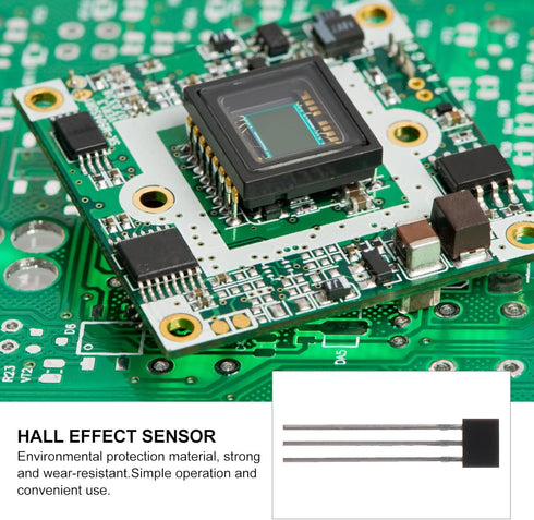 ULTECHNOVO Metal Detectors Linear Hall Effect Sensors 49E OH49E SS49E S49E TO-92 for Electric Vehicle Repair