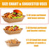 3 lb 300 Pack Zhehao Kraft Paper Food Trays Disposable Nacho Hot Dog Trays Bulk Paper Food Boats Brown Serving Boats