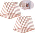 EASEPRES 9 Slot Magazine Rack Book Record Holder, Desktop Iron Storage Rack