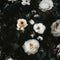 Black Floral Wallpaper Peel and Stick Vinyl for Cabinets, Waterproof Self-Adhesive Contact Paper for Kitchen Countertop