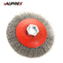 5 Pack Coarse Crimped Wire Wheel Brush for Angle Grinder - 4 Inch, 5/8 Inch-11 Arbor, Light Duty Conditioning