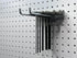 Triton Products Silver Double Rod Pegboard Hooks, 5 3/4", 10 Pack