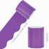 Whaline 65.6ft Purple Bulletin Board Borders 4 Rolls Purple Series Die-Cut Board Trim for School Classroom Office Chalkboard by Whaline