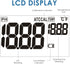 2 in 1 Temperature pH Monitor Meter Tester, 0~14.0 pH Automatic Buffer Recognition for Hydroponics and Water Testing