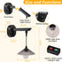 3 (2 Pack, Solar Barn Lights Outdoor, Dusk to Dawn Outdoor Wall Sconces, Lighting Modes with Motion Sensor, Waterproof