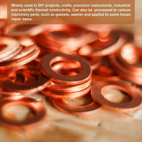 1000x200x0.1mm Pure Copper Sheets, 1 Pack for Making Machinery Parts, Metal Copper Plates
