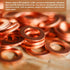 1000x200x0.1mm Pure Copper Sheets, 1 Pack for Making Machinery Parts, Metal Copper Plates