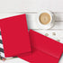 A2 2026 4.25" 5.5" 25 Pack Red Blank Greeting Cards and Envelopes Great for Holidays, Christmas and New Year Greetings