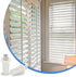 40pcs White(1 0.46 0.31 Inch) uxcell Shutter Repair Pins, Spring Loaded Plantation Shutter Replacement Repair Pins