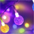 Coloured Globe String Lights Battery Operated2 Pack 26.2FT 60 LED 16 Colour