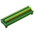 Electronics-Salon DIN Rail Mount 30 Position Screw Terminal Block Distribution Module, 24A / 400V