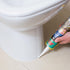 Akfix 100E RTV White Silicone Caulk (2x10.1 fl.oz.) - 100% Waterproof Silicone Sealant for Kitchen and Bathroom, Shower, Toilet, Sink, Window and Door, No Yellowing | White, 2 Pack