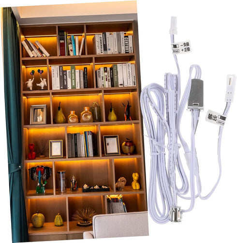 4pcs POPETPOP LED Touch Sensor Light Strip for Door Activation Easy Installation for Cabinets Wardrobes Entrances Sub