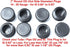 (Pack of 10) 1" Round OD Black Plastic Tubing Plug - 14-20 Gauge for Hole Size 0.84" to 0.93"