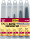 IVY Classic 01360 5-Piece Spiral Screw Extractor Set, Chrome Alloy-Steel, Sturdy Plastic Case