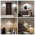 2Pcs, 3500mAh 360 3 Moobibear Motion Sensor Wall Light Indoor Rechargeable Battery Operated LED Wall Light, Wall Lamp