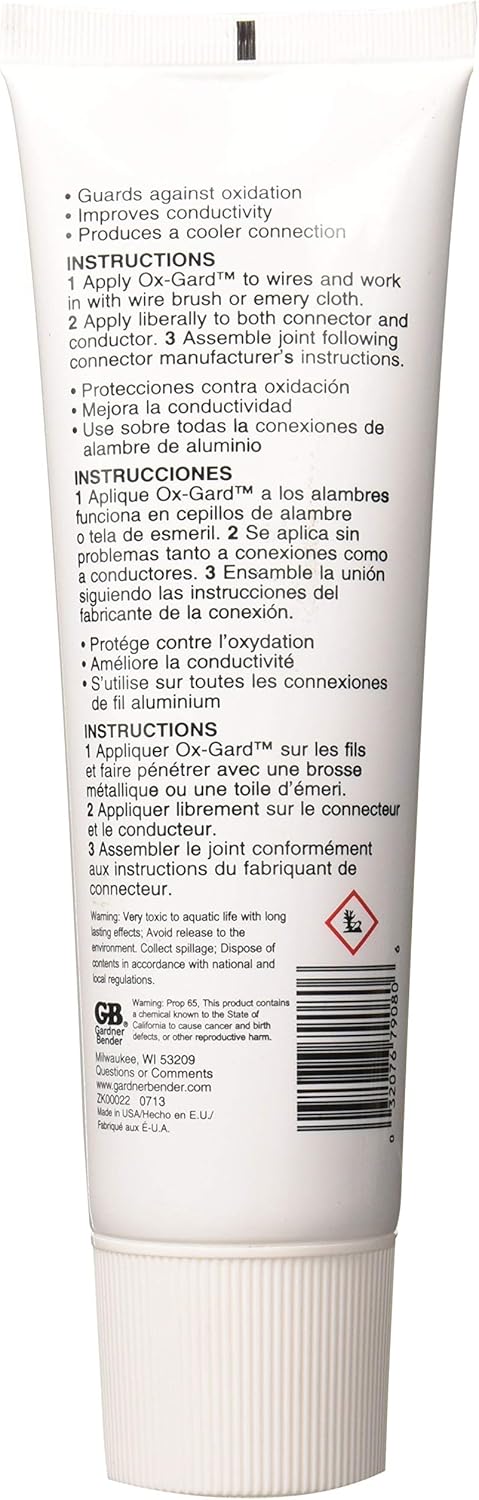 Gardner Bender OX-800 8OZ Anti-Oxy Compound, 1 Count, 8 Fl Oz