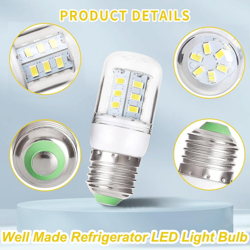 Belleone 5304511738 LED Refrigerator Light Bulb, 3.5W Compatible with Frigidaire, Crosley, Kenmore, 2 Pack