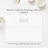 5.5x4.25 Sympathy Thank You Acknowledgement Cards, Personalized Pink and Purple Flowers Funeral Thank You Cards, Flat