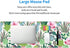 Cute Large Mouse Pad Desk Mat, Succulents and Cactus Big Extended Gaming Mousepad with Stitched Edges for Office,