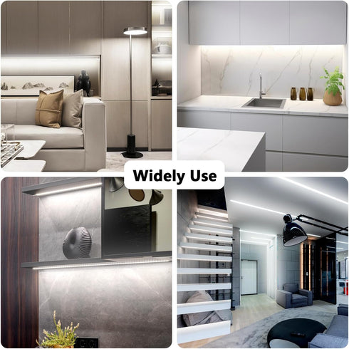 20ft Dimmable 24V 6500K 360 dalattin White LED Strip Lights, Super Bright Led Tape Light LEDs Lights for Bedrooms