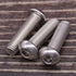 5/16-18 x 1" Button Head Socket Cap Bolts Screws, 304 Stainless Steel 18-8, Full Thread, Coarse Thread, 20 PCS, Allen