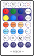 YHW Magic Home 2.4G Remote Control with 28 Keys, RGB+CCT for Smart LED