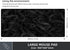 Rinaze Extra Large Gaming Mouse Pad with Black Topographic, XXL Mousepad, Big Mouse Mat Desk Pad, Non Slip Keyboard Pad