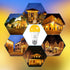ProPOW Bulbs, 7W 40W A19, 580 (Non-Dimmable, E26) Yellow Bug Light Dusk to Dawn, LED, Equivalent, Smart Auto on/Off