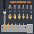307 Threaded Inserts for Plastic Set, M2-M6 Heat Set Insert with Soldering Iron Tips, Brass Insert Tool Kit for 3D